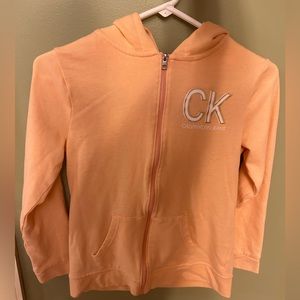 Calvin Klein peach jacket size 14-16 girls